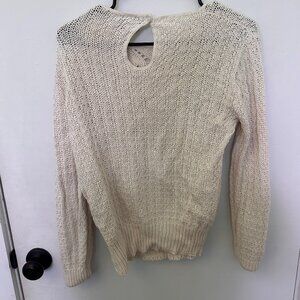 vintage eyelet sweater